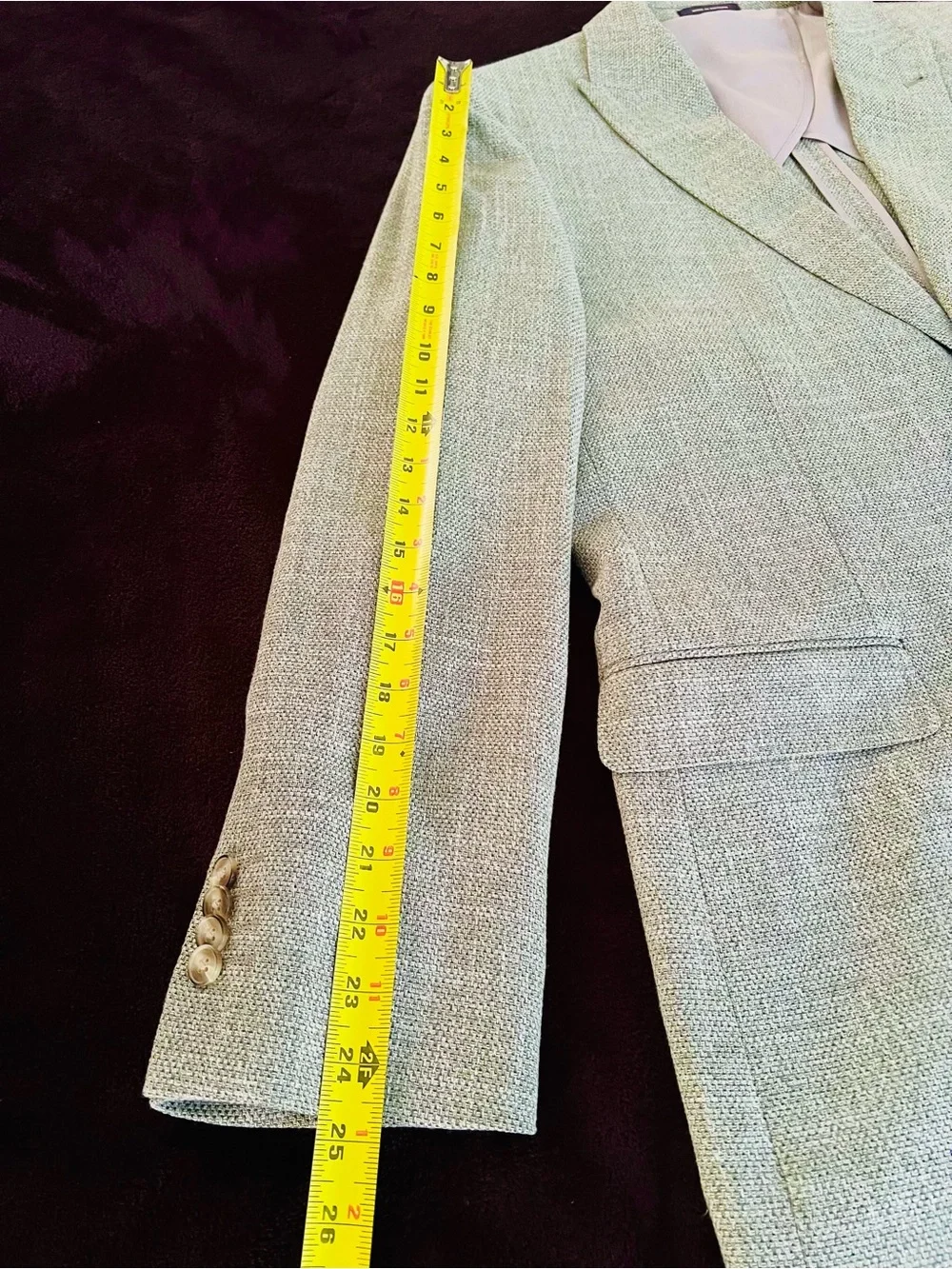 NWOT, Joseph Abboud Light Green Textured Sport Coat